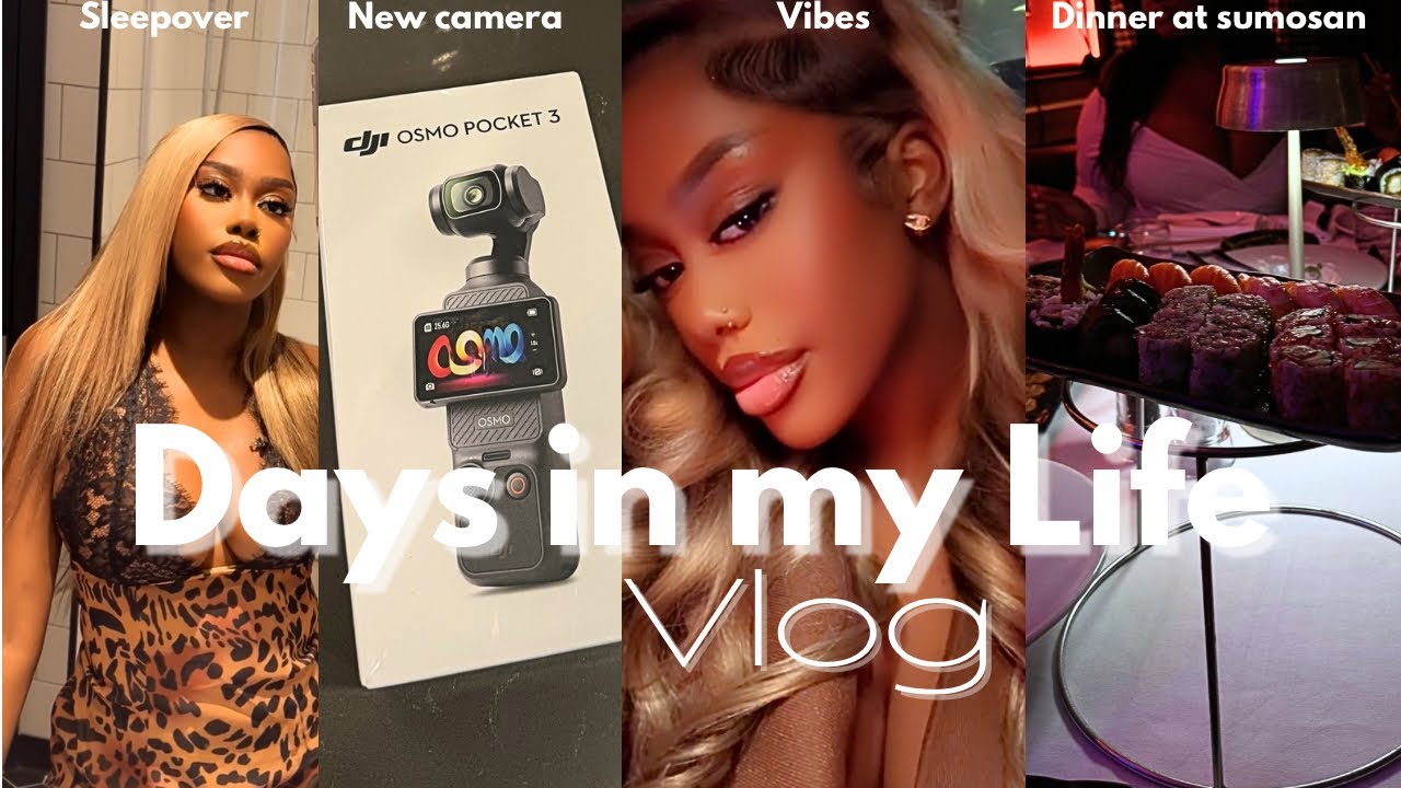 VLOG| 25th bday sleepover we HAD A TIME! Camera upgrade! Ovmber was littt & more!