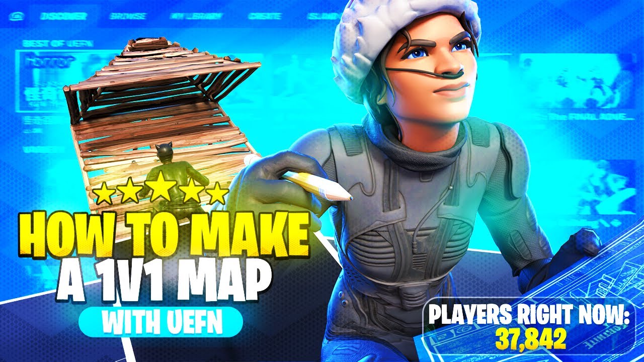 How To Make a 1v1 Map in UEFN Fortnite Creative 2.0 (2025) | Reset Button & Weapon Wall Guide