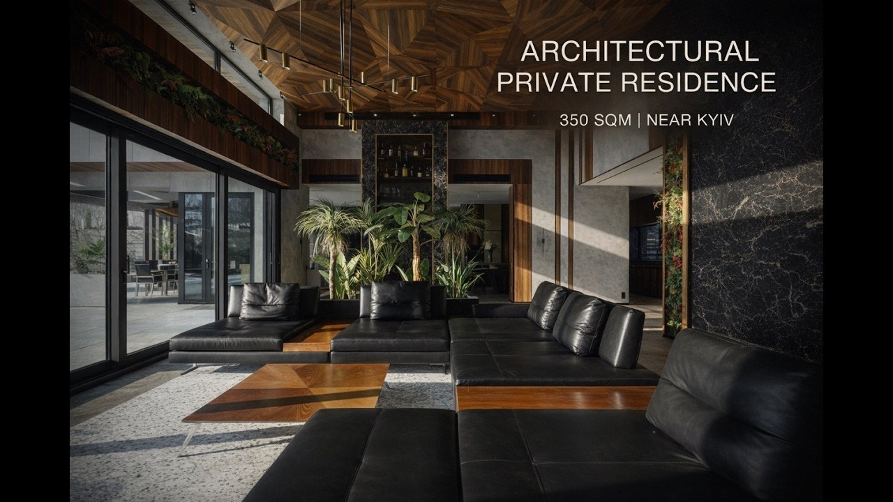 Architectural Private Residence | 350 sqm Contemporary House Tour | Kyiv