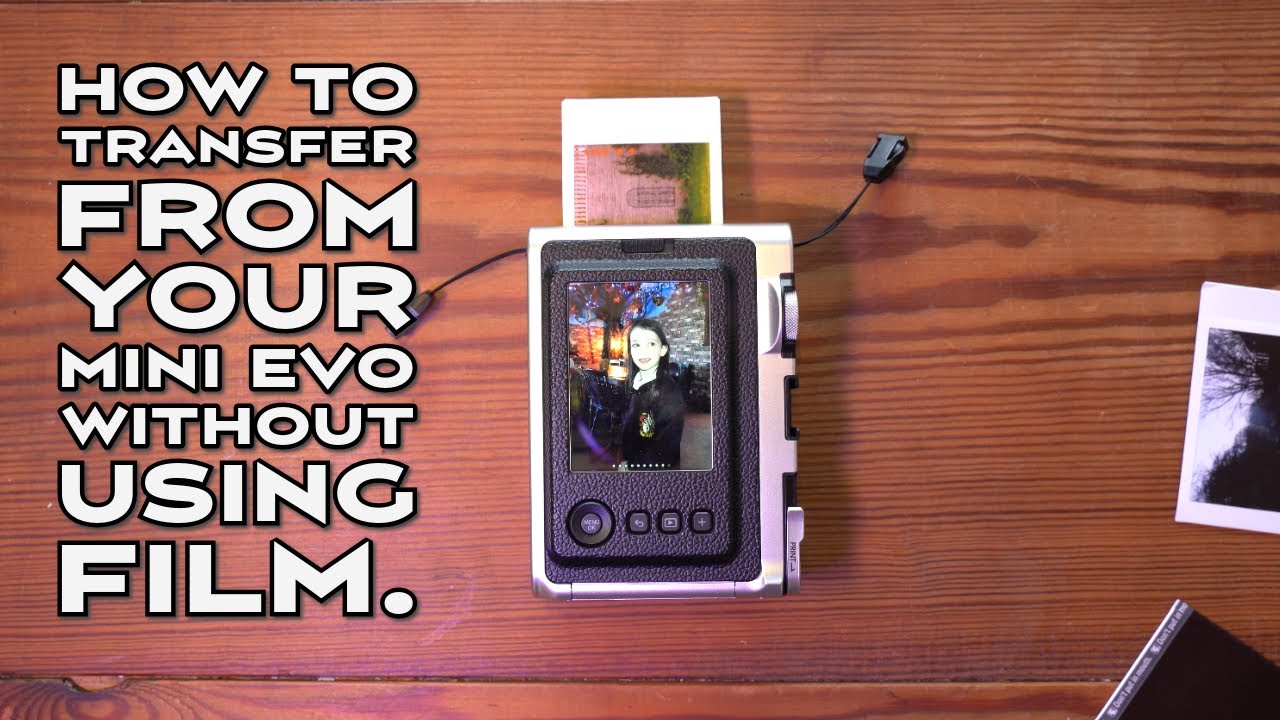 Transfer Photos from your Instax Mini Evo Without Wasting Film!