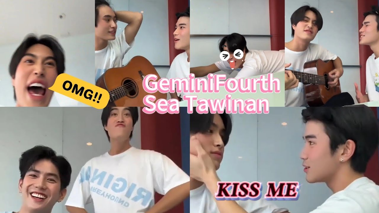 Gemini Norawit with Sea Tawinan and Fourth Nattawat IG Live 20240513