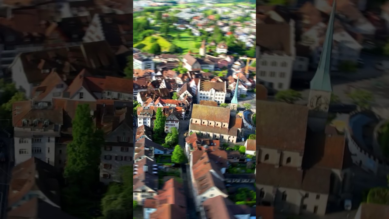 🏠Zug is one of the most beautiful cities in Switzerland🇨🇭✨ #switzerland #zug