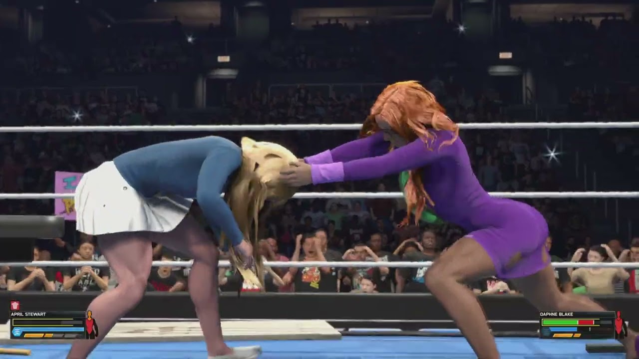 April Stewert Vs Daphne Blake WWE 2K26 Universe