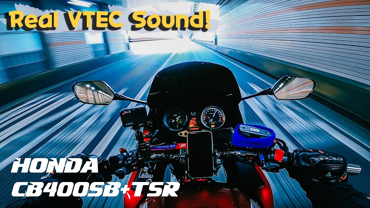 [배기음ASMR] 음주보다 위험한 마약같은 배기음 ∥HONDA CB400SB TSR Exhaust 2019y