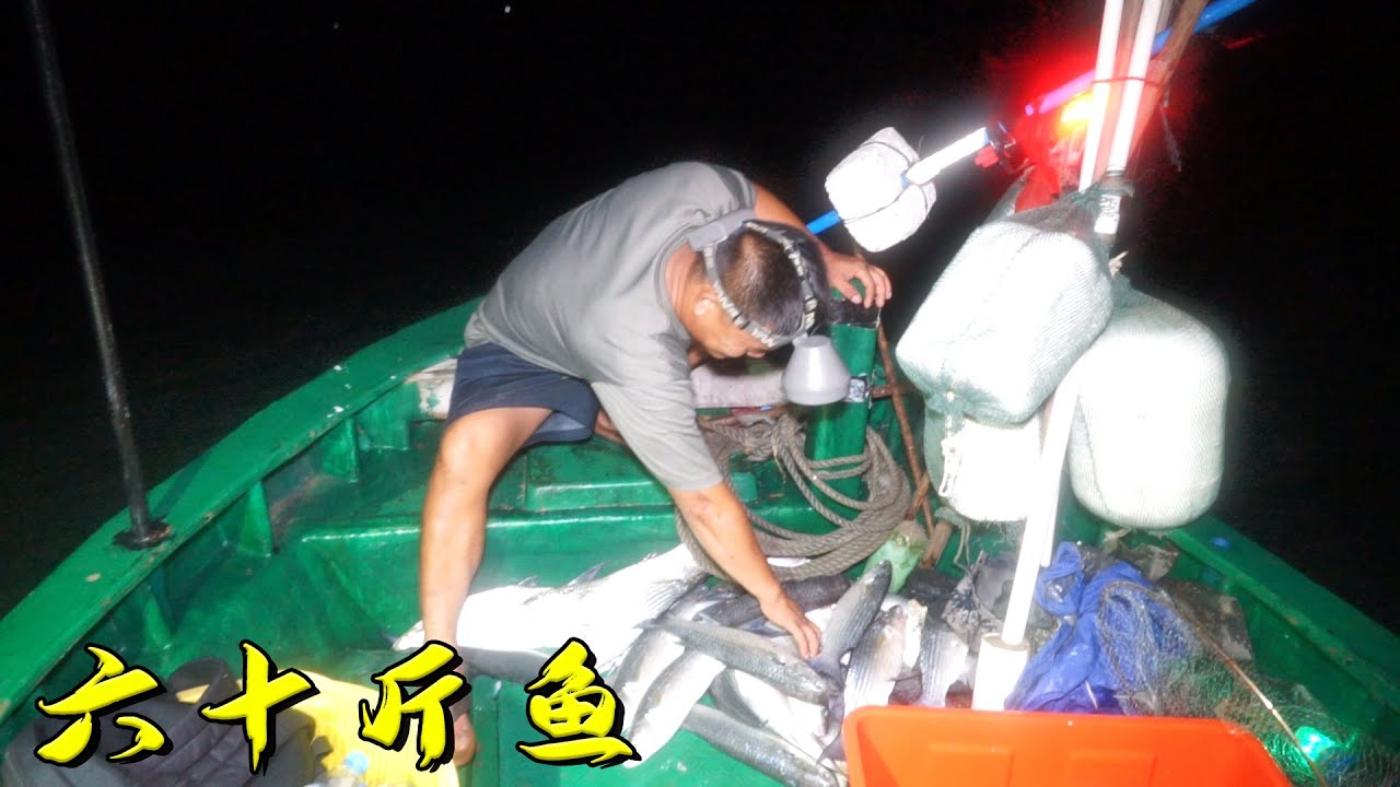 老四运气爆棚，出海抓到六十多斤的鱼货，想低调实力不允许啊