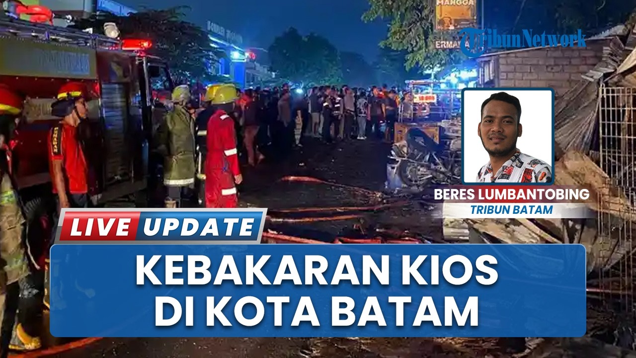 Bangunan dan Toko Ludes! Kebakaran Kios di Jalan Bukit Beruntung Sei Panas Kota Batam