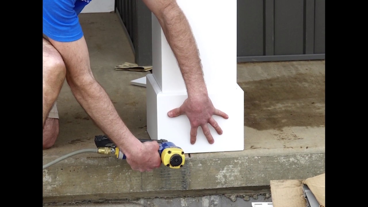 PVC Column Wrap Install