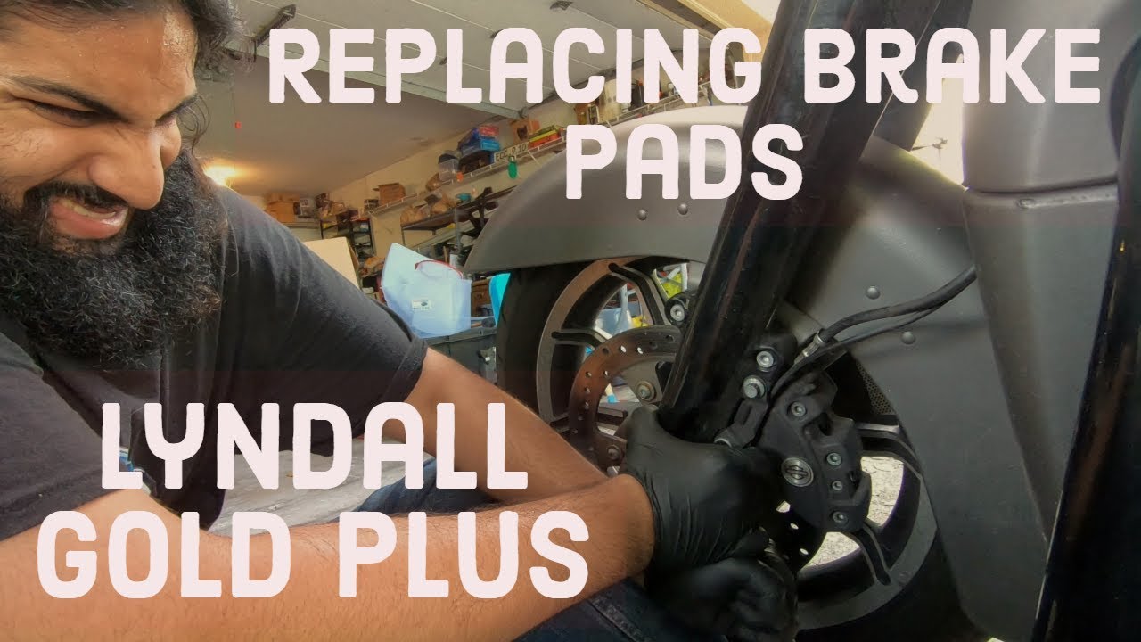 Install Change Replace Brake Pads Harley Davidson Touring | Lyndall Gold Plus Brake Pad Upgrade