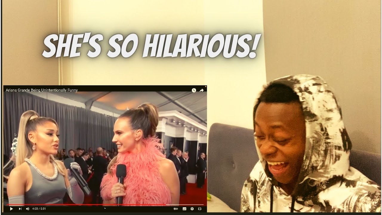 REACTION TO Ariana Grande Being Unintentionally Funny