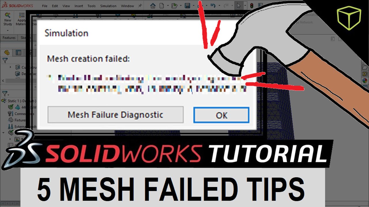 5 советов по сбоям сетки в SOLIDWORKS Simulation