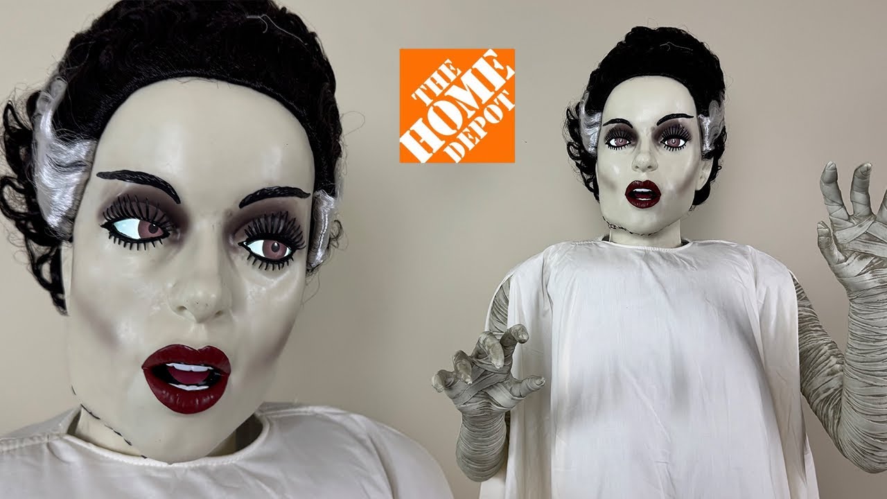 Bride Of Frankenstein Animatronic 2025 Home Depot Unboxing