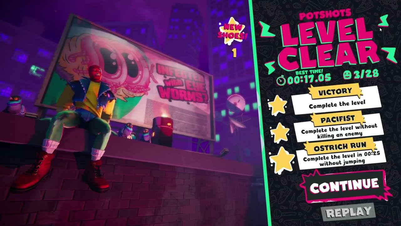 Finally speedran an Anger Foot level in less than 20 seconds