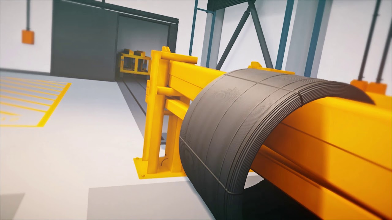 Project presenting Industry 4.0 by Gustav Wolf - animation 3D and VR app