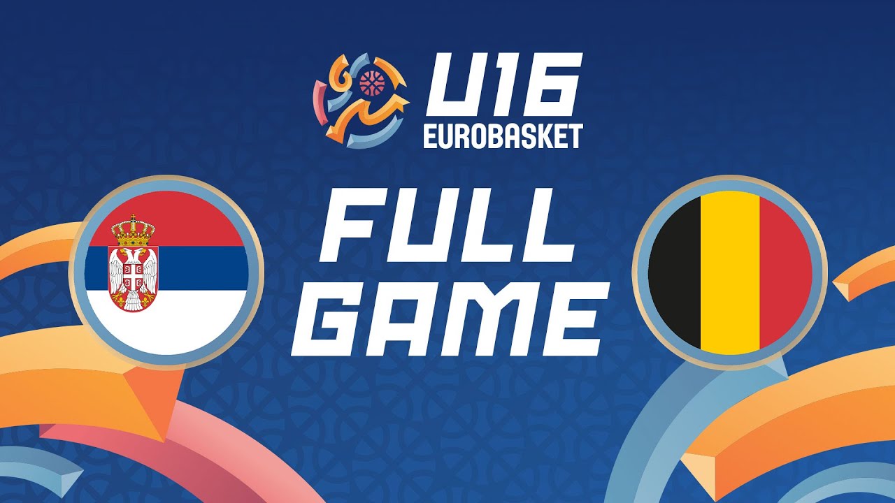 Group Phase | Serbia v Belgium | Full Basketball Game | FIBA U16 Women's EuroBasket 2025