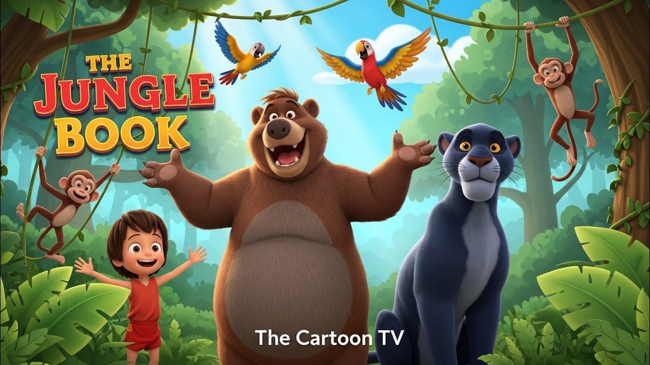 The Jungle Book Magic 🌿 | A Beautiful Kids Cartoon Poem That Everyone Loves