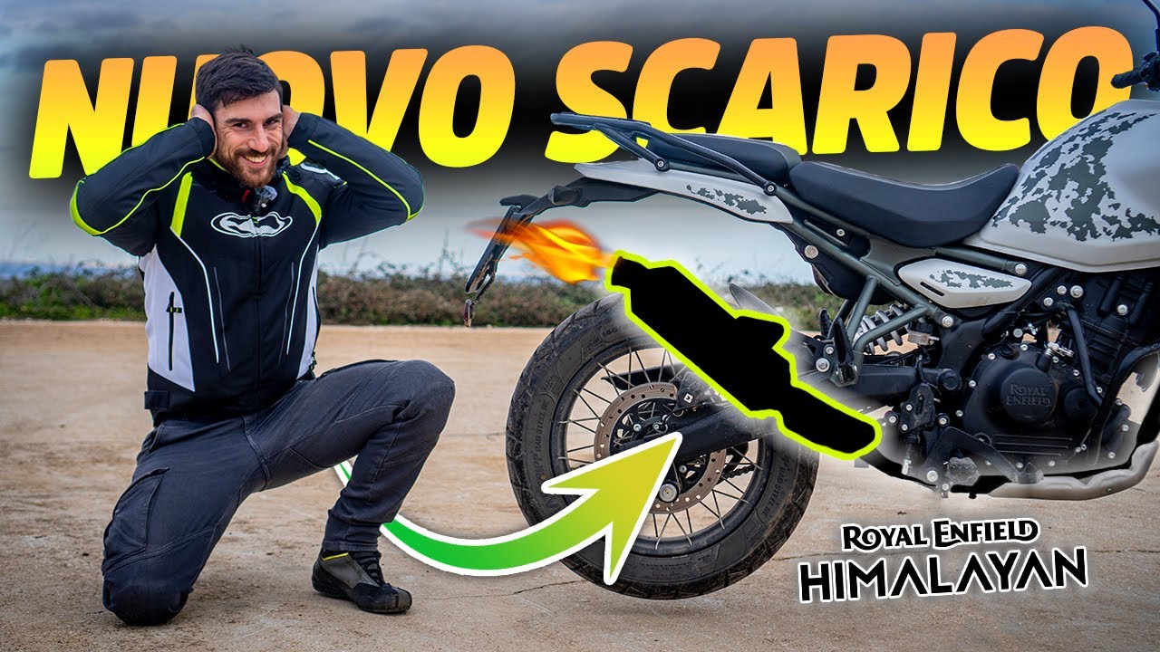IL MIO NUOVO SCARICO per HIMALAYAN 450! 🚀 (SOUND ASSURDO)
