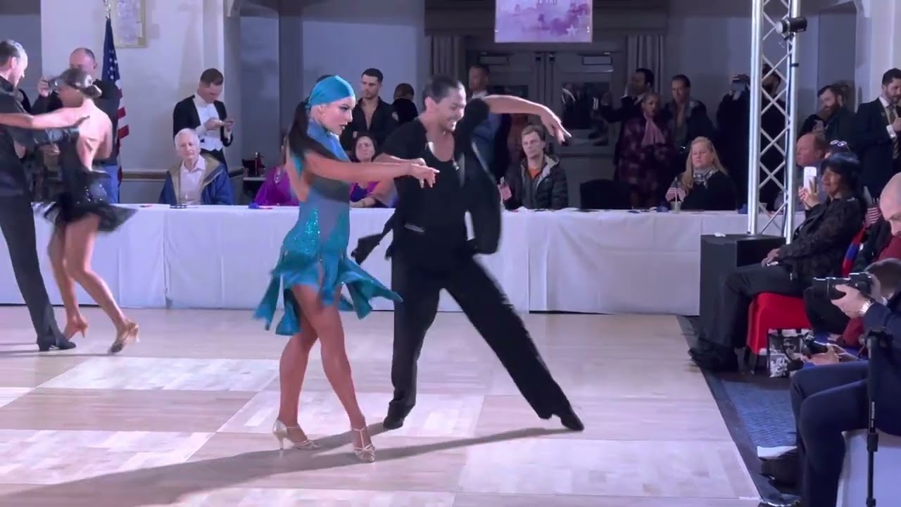 Austin Jason & Liza Lakovitsky Rumba seminal at EUSDC February 17, 2023
