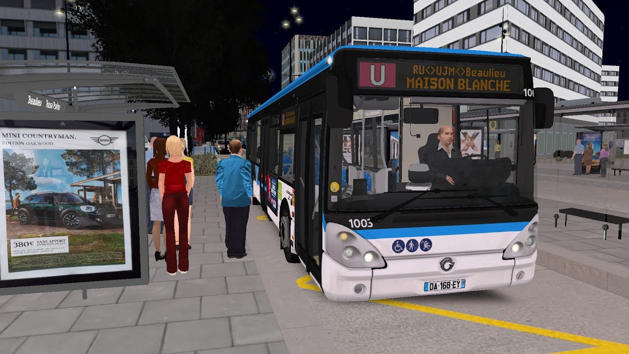OMSI 2 [Map St Servan] Ligne U en Irisbus Citelis 12.
