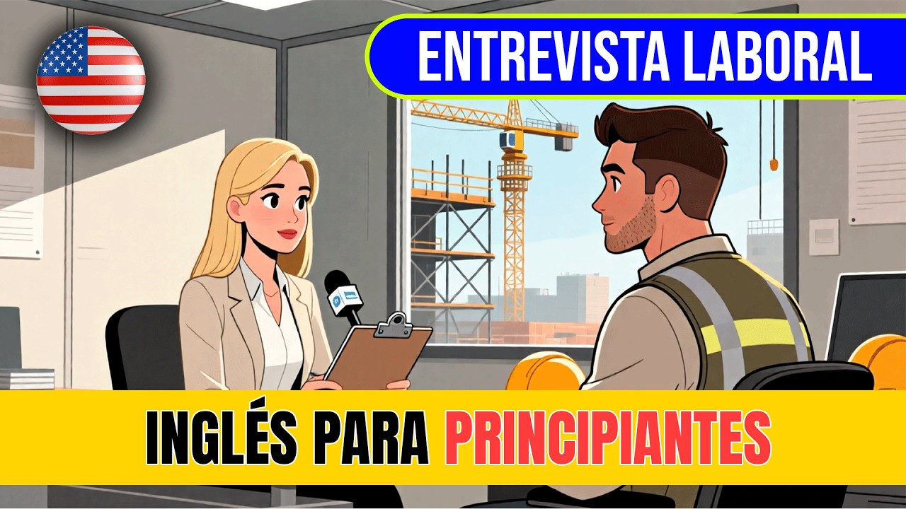 Diálogo REAL en Inglés | Conversación para Entrevista Laboral (A1–A2) CON SUBTÍTULOS