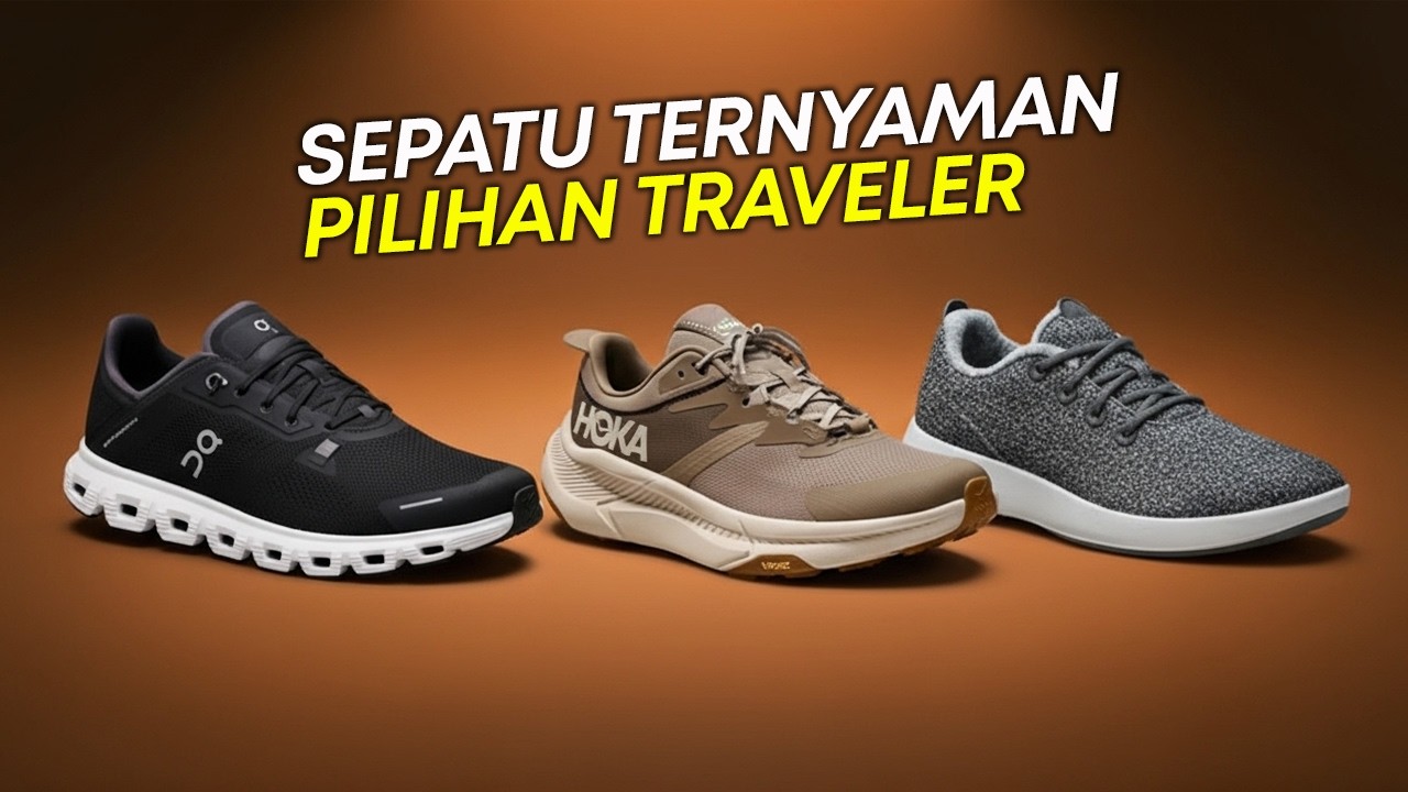 INILAH 5 SEPATU PRIA BRANDED TERBAIK 2026 UNTUK TRAVELING‼️