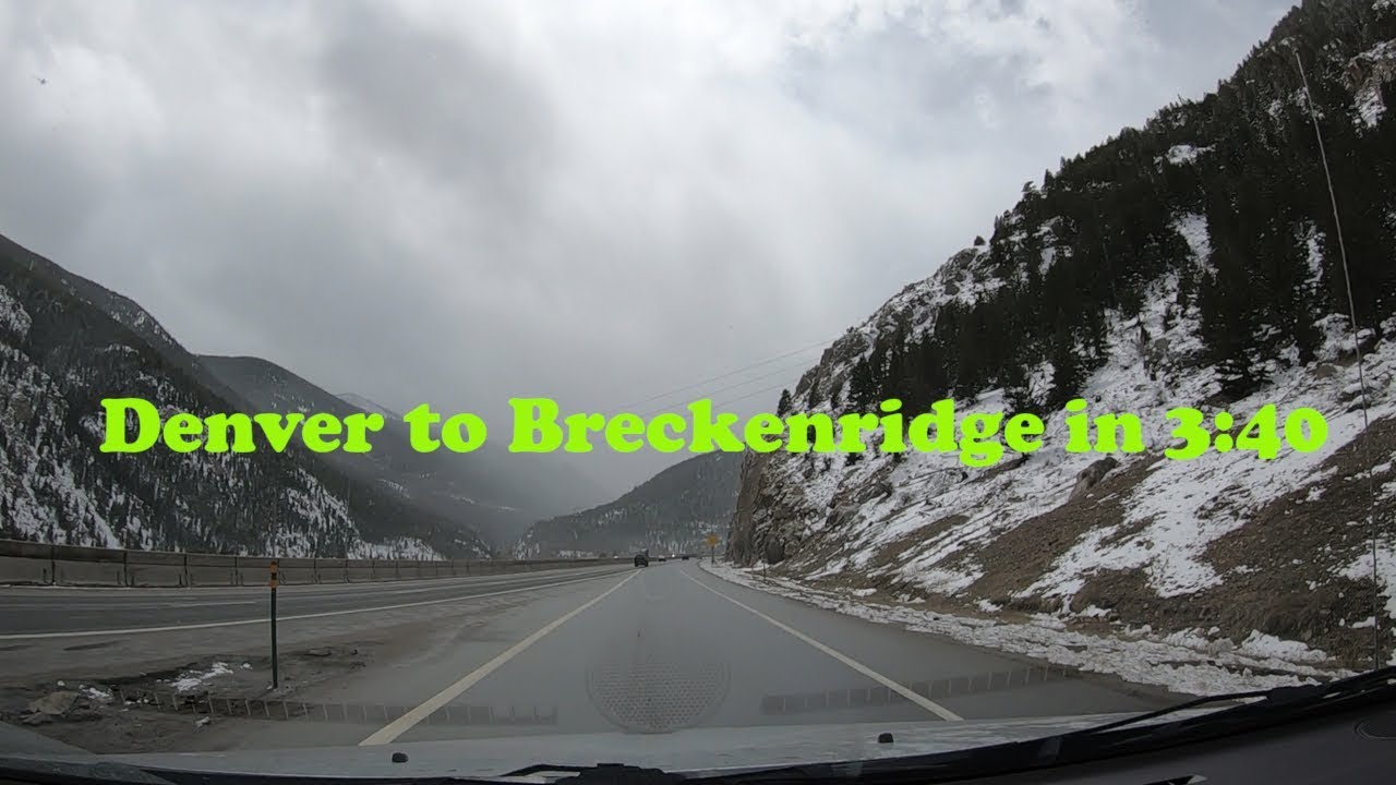 Time Lapse - Denver To Breckenridge in under 4 minutes