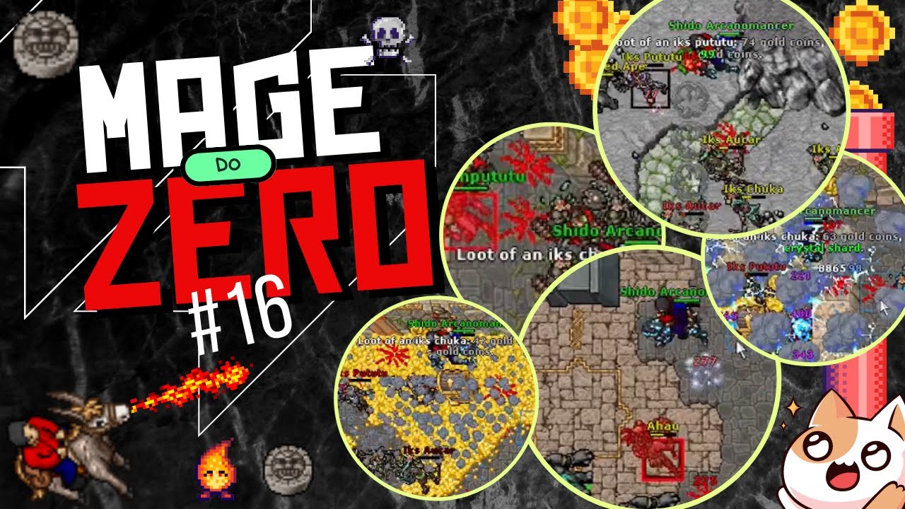 TIBIA: MAGE DO ZERO EP 16 - HUNT E ACESSO A IKSUPAN 🤑🧙‍♂️
