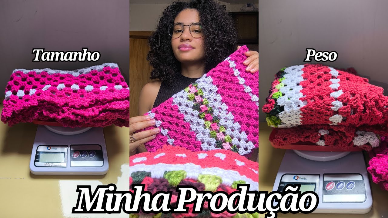 Produção - Tapetes de Crochê e Passadeira Sara ( Peso, Tamanho, Valor)