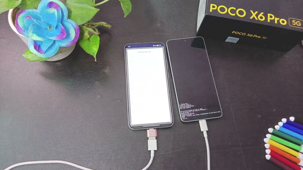 Flash ROM Without PC on Android &mdash; Flash EvolutionX on POCO X6 Pro Using Bugjaeger & OTG