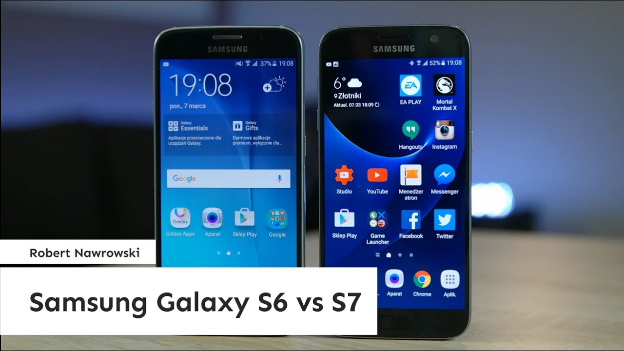 Samsung Galaxy S7 vs. S6 Porównanie | Robert Nawrowski