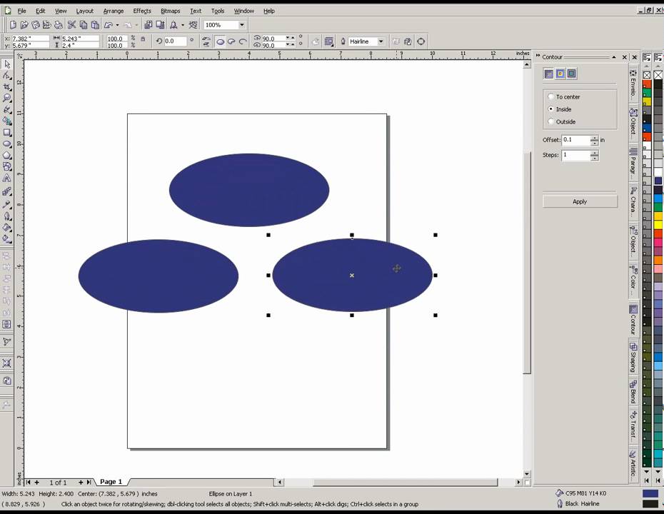 Copy-Duplicate Objects in CorelDraw