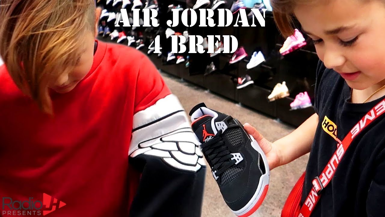 Air Jordan 4 BRED Shoe Shopping VLOG Plus H&M and Hollister