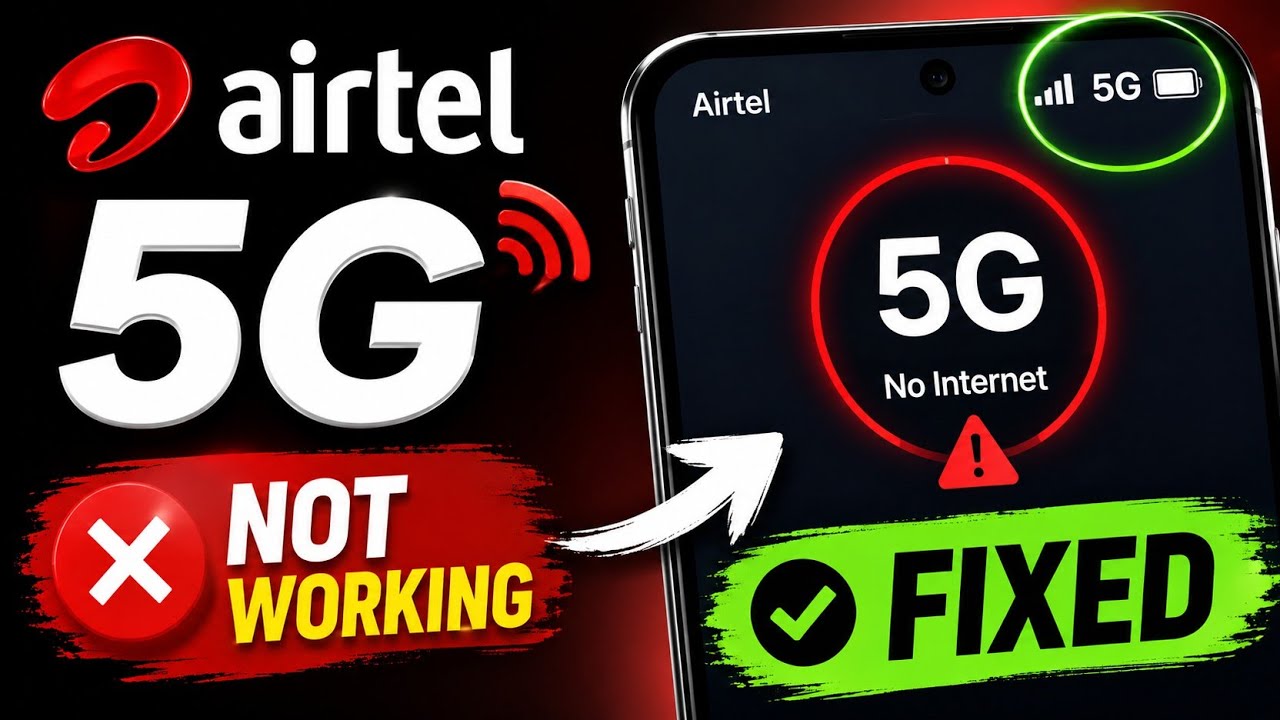 Airtel 5G Unlimited Data Not Working 2026 | 100% Working Fix | Unlimited 5G Kaise Chalu Kare