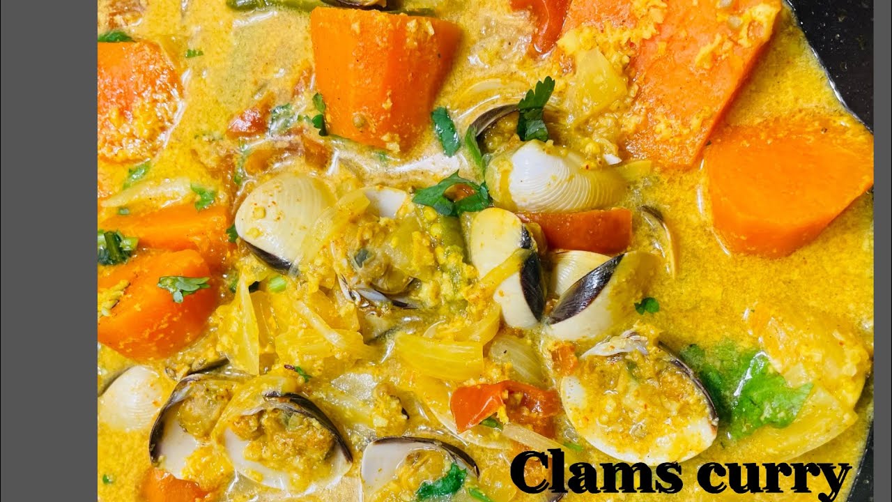 Make a delicious clam curry easy recipe |tisreachi kodi