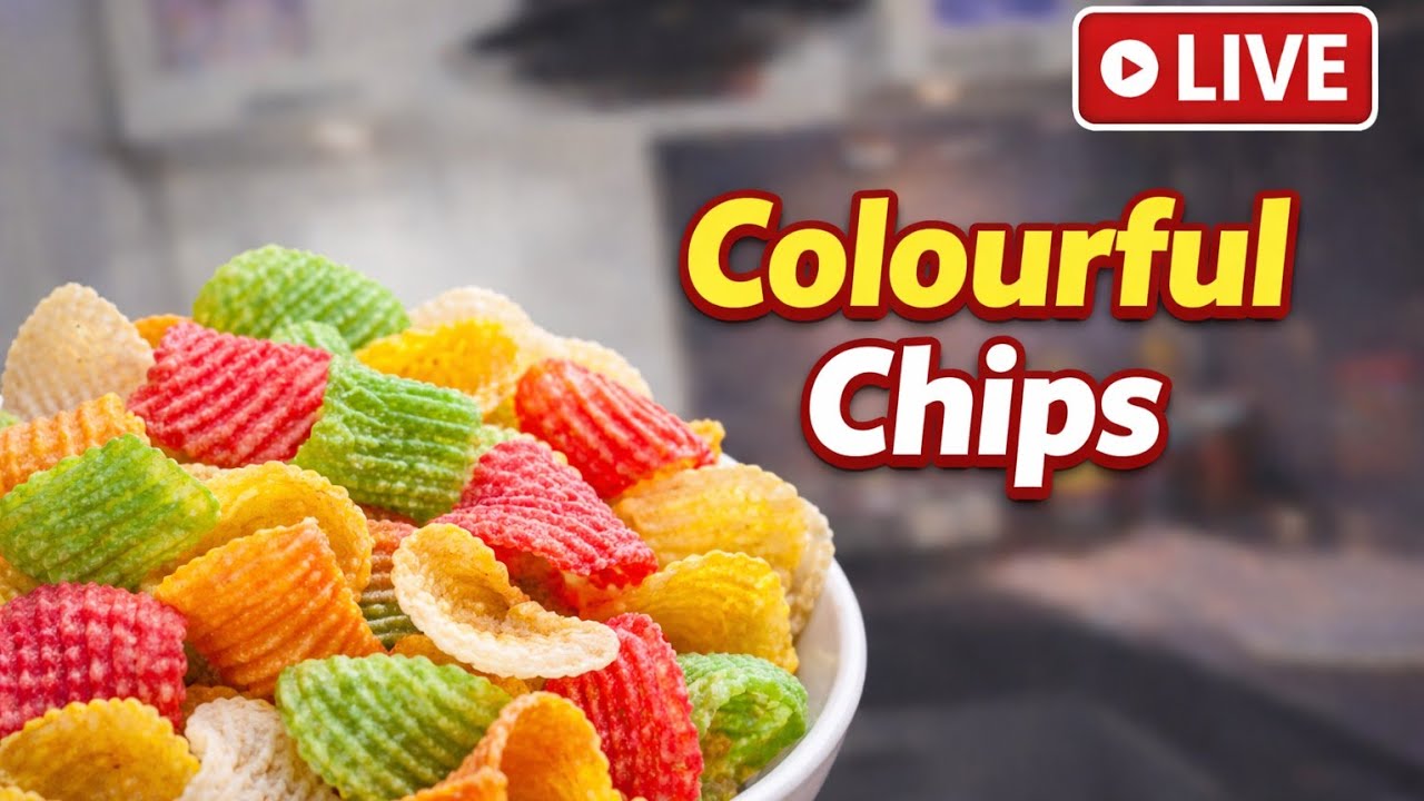 🔴LIVE Holi Special Rangbirange chips 🤤 | Must Watch | Sushma's kitchen 👩‍🍳