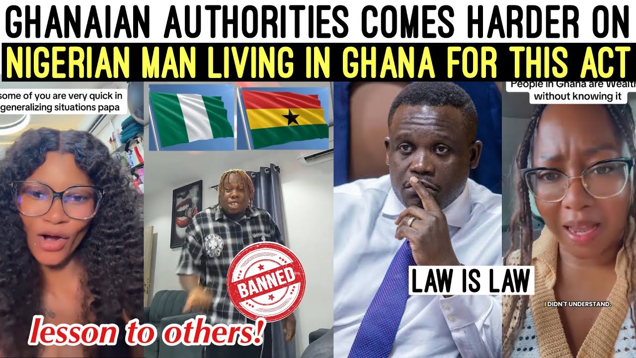 E DON BURST‼️😩 GHANA AUTHORITIES COMES HARDER ON A NIGERIAN MAN IN GHANA FOR THIS ACT