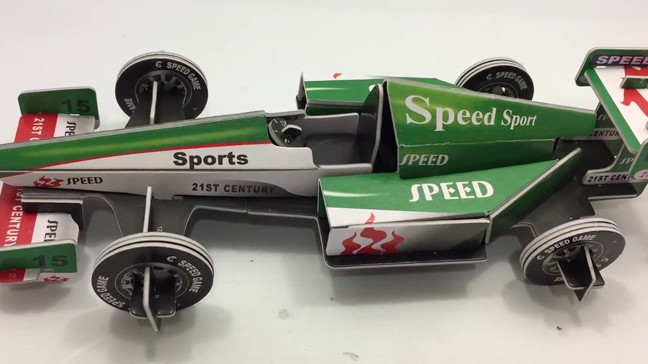 DIY Miniature Car Sport ~ 3D Super Puzzle