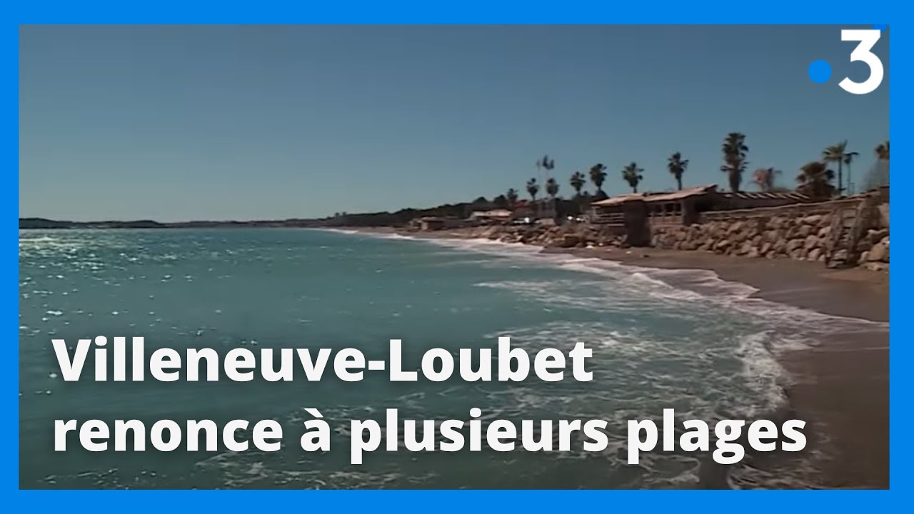 A Villeneuve-Loubet, des plages privées vont vivre leur dernier été à cause de l'érosion du littoral