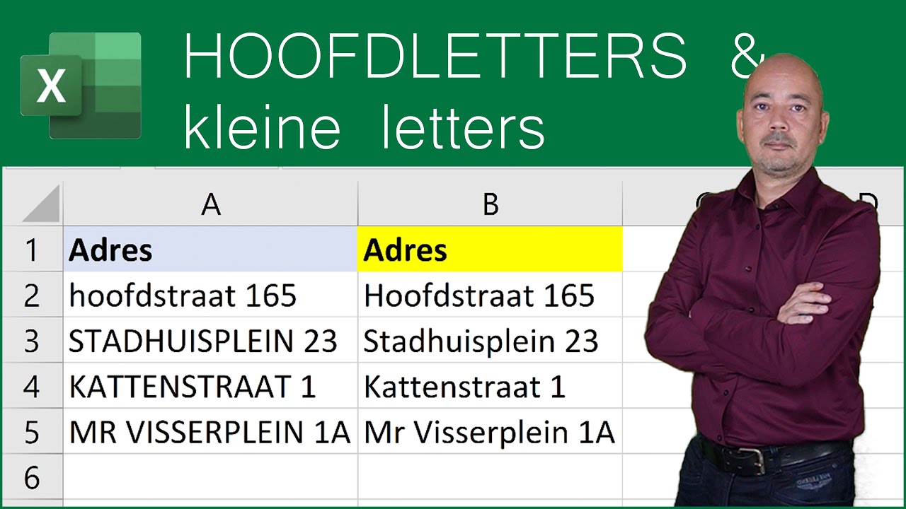 Hoofdletters en kleine letters