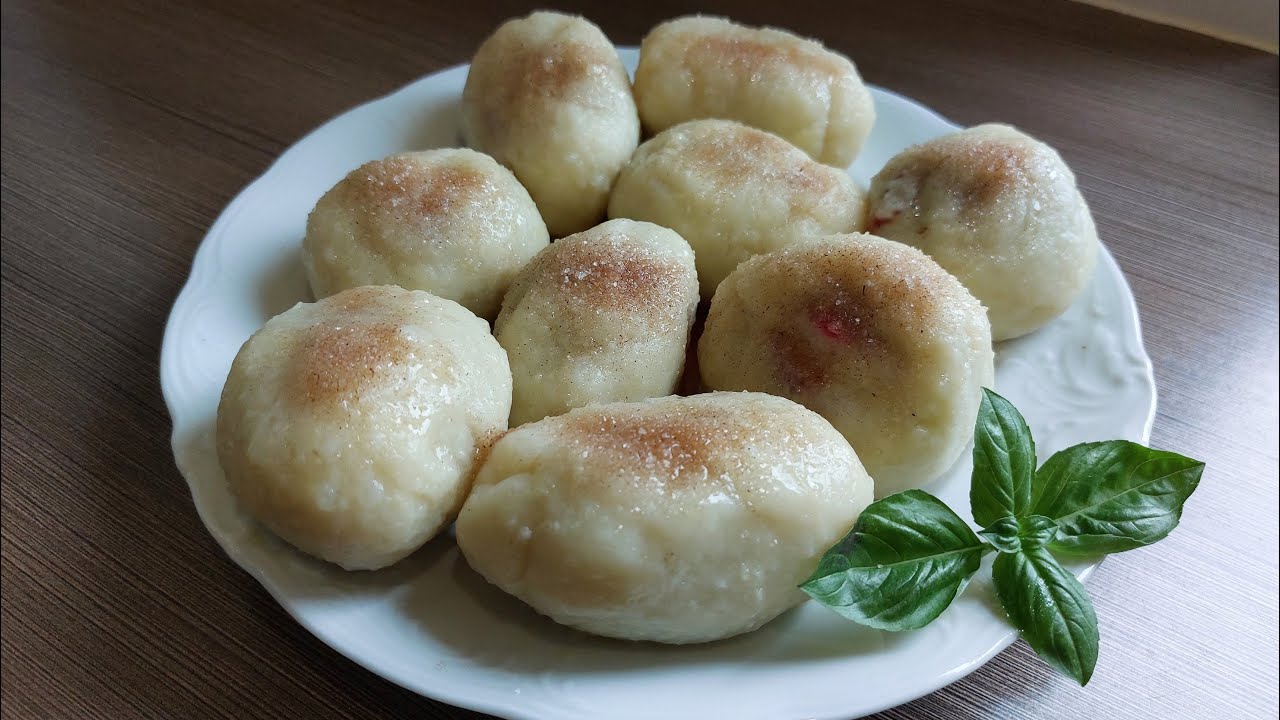 Knedle ze śliwkami  z cynamonem i masełkiem 🔥 Pyzy ze śliwkami 😍