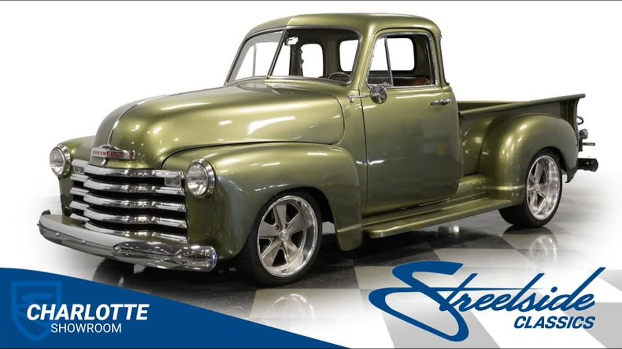 1953 Chevrolet 3100 5 Window Restomod 9160-CHA for sale | Charlotte, Atlanta, Dallas, Tampa, Ph...