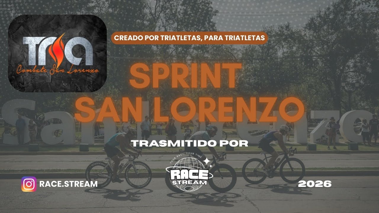 Transmision del Triatlon combate de San Lorenzo