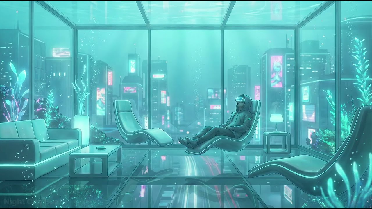 Deep Sea Sanctuary– Chill Cyberpunk Focus Synthwave Mix | Vol. 8