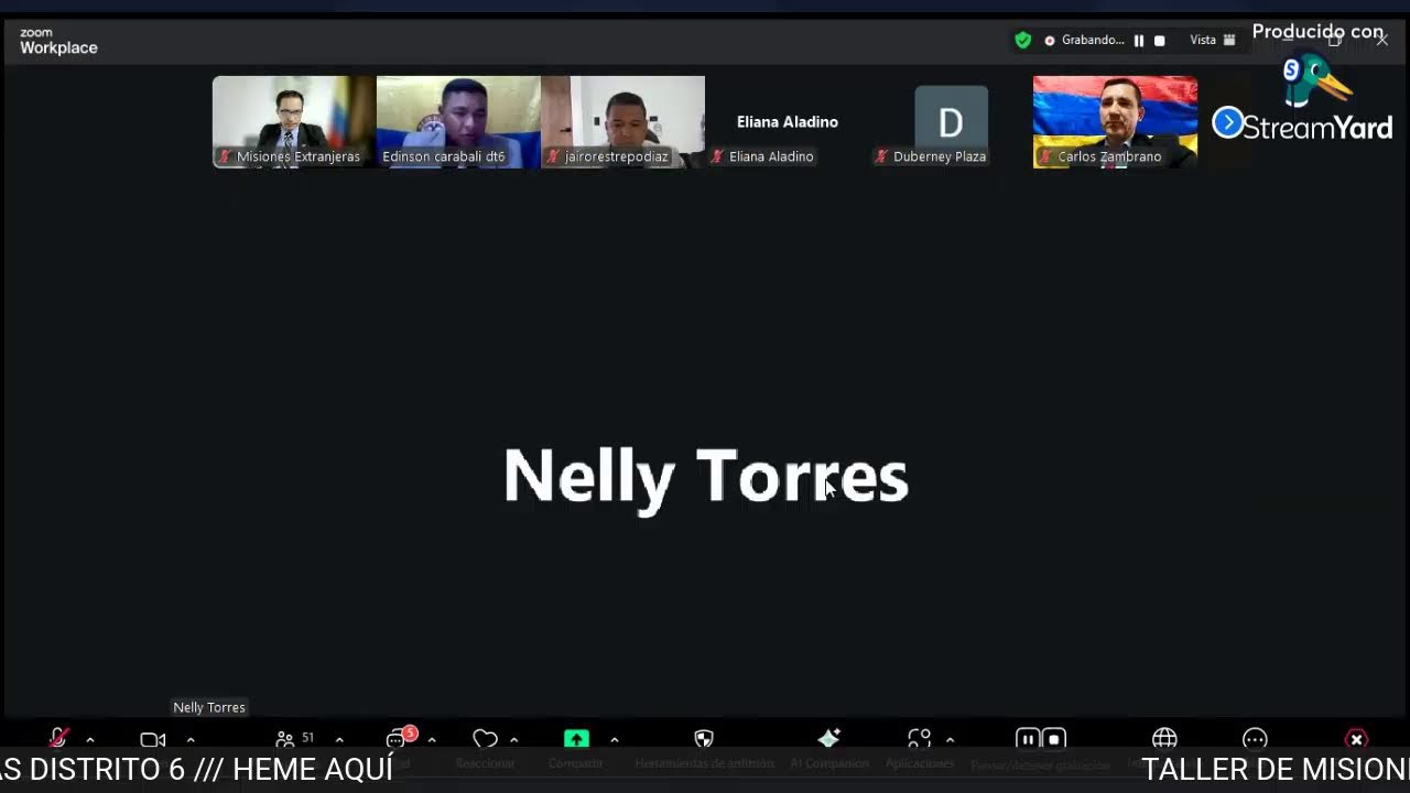 Taller de Misiones Extranjeras distrito 6