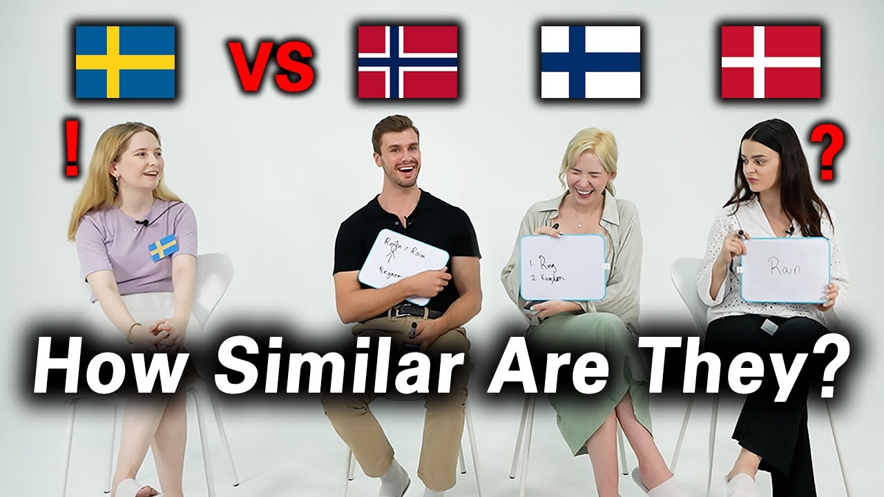 Swedish Language l Can Norwegian, Finnish and Danish Speakers understand it? (Nordic Language)