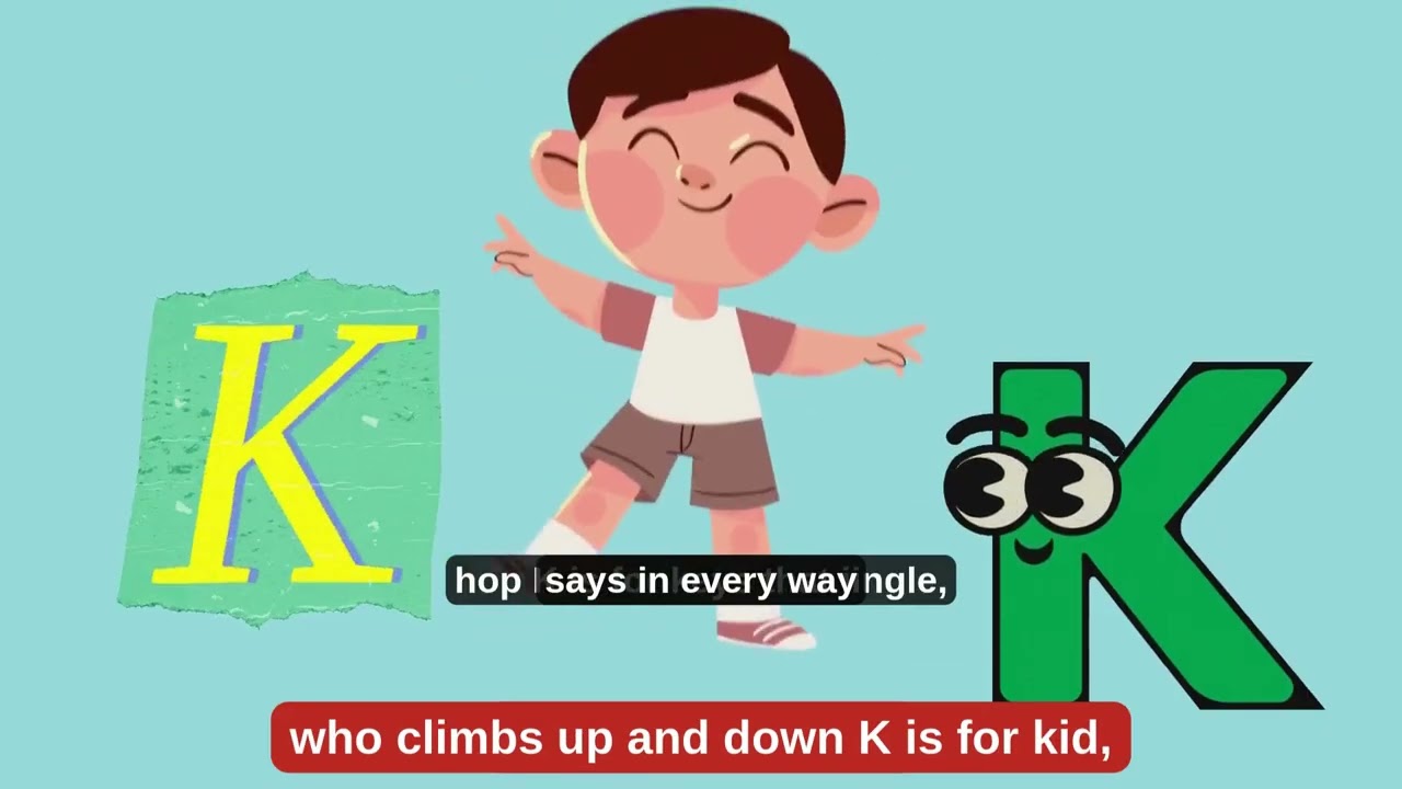 The Letter K Song for Kids | Learn K! | Nursery Rhyme  #NurseryRhymes  #BabySongs  #BubbleTunes