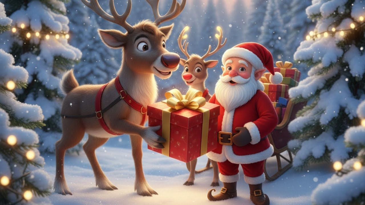 the Little Reindeer 🦌🎄 | Christmas Gift Adventure | Cute Christmas Cartoon for Kids