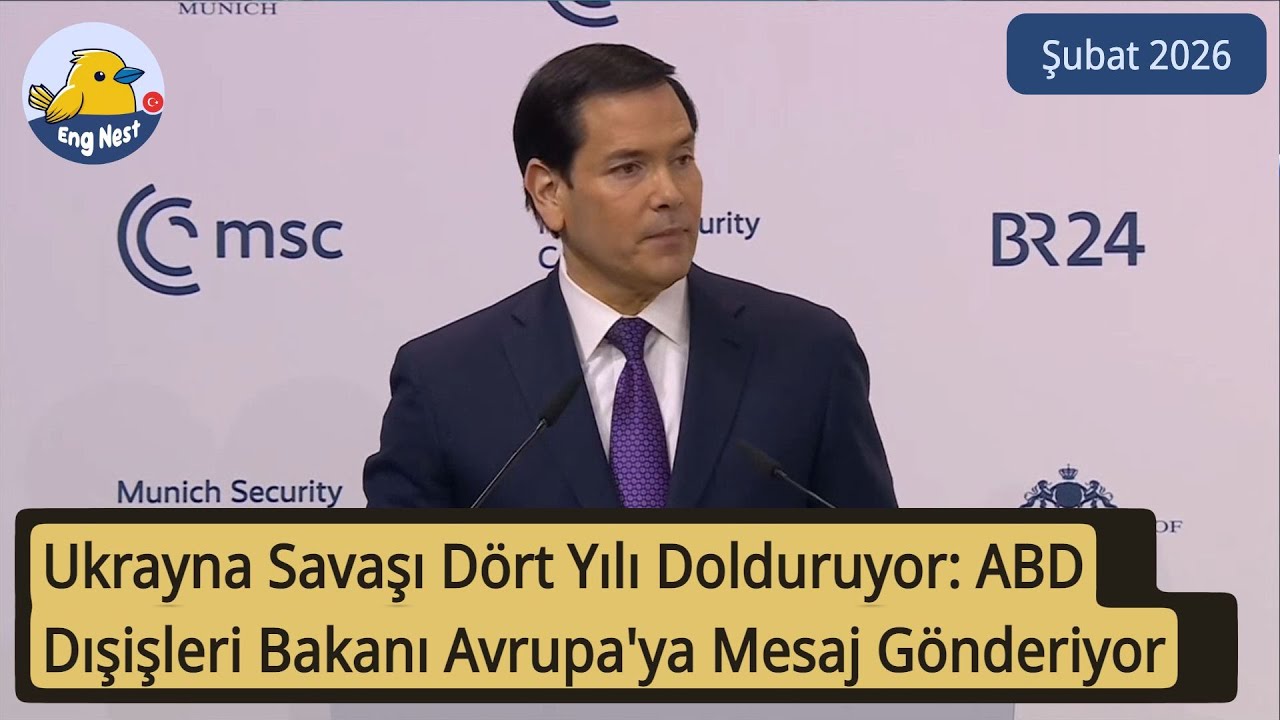 Ukrayna Savaşı Dört Yılı Dolduruyor: ABD Dışişleri Bakanı Avrupa'ya Mesaj Gönderiyor