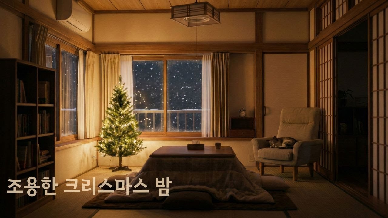 조용한 크리스마스 밤 집에서 듣는 일본 감성 J-POP