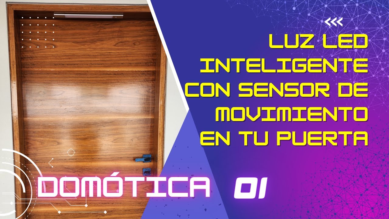 Cómo colocar una luz LED inteligente en tu puerta Lampara EZVALO con sensor de movimiento Elegantísi
