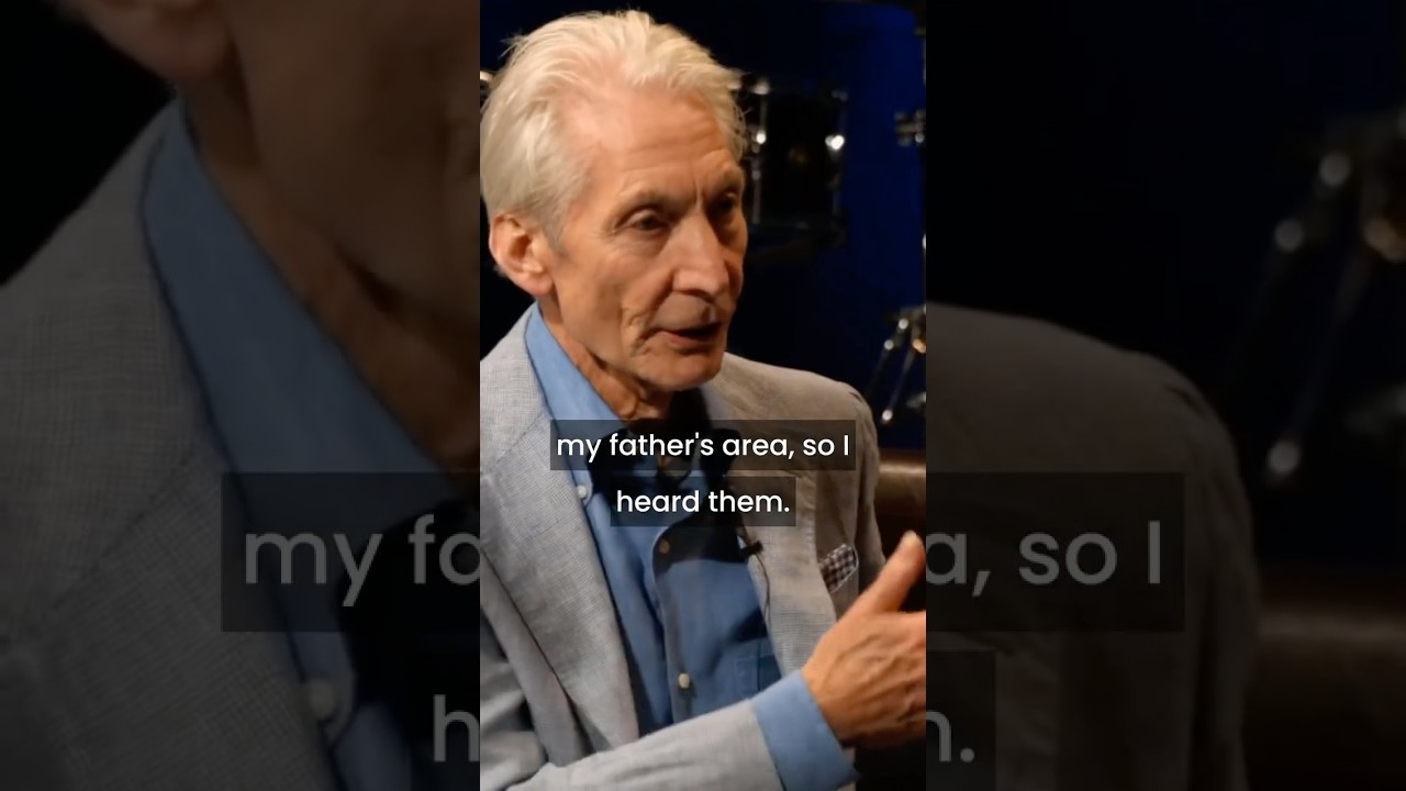 Charlie Watts talks jazz with Chad Smith
